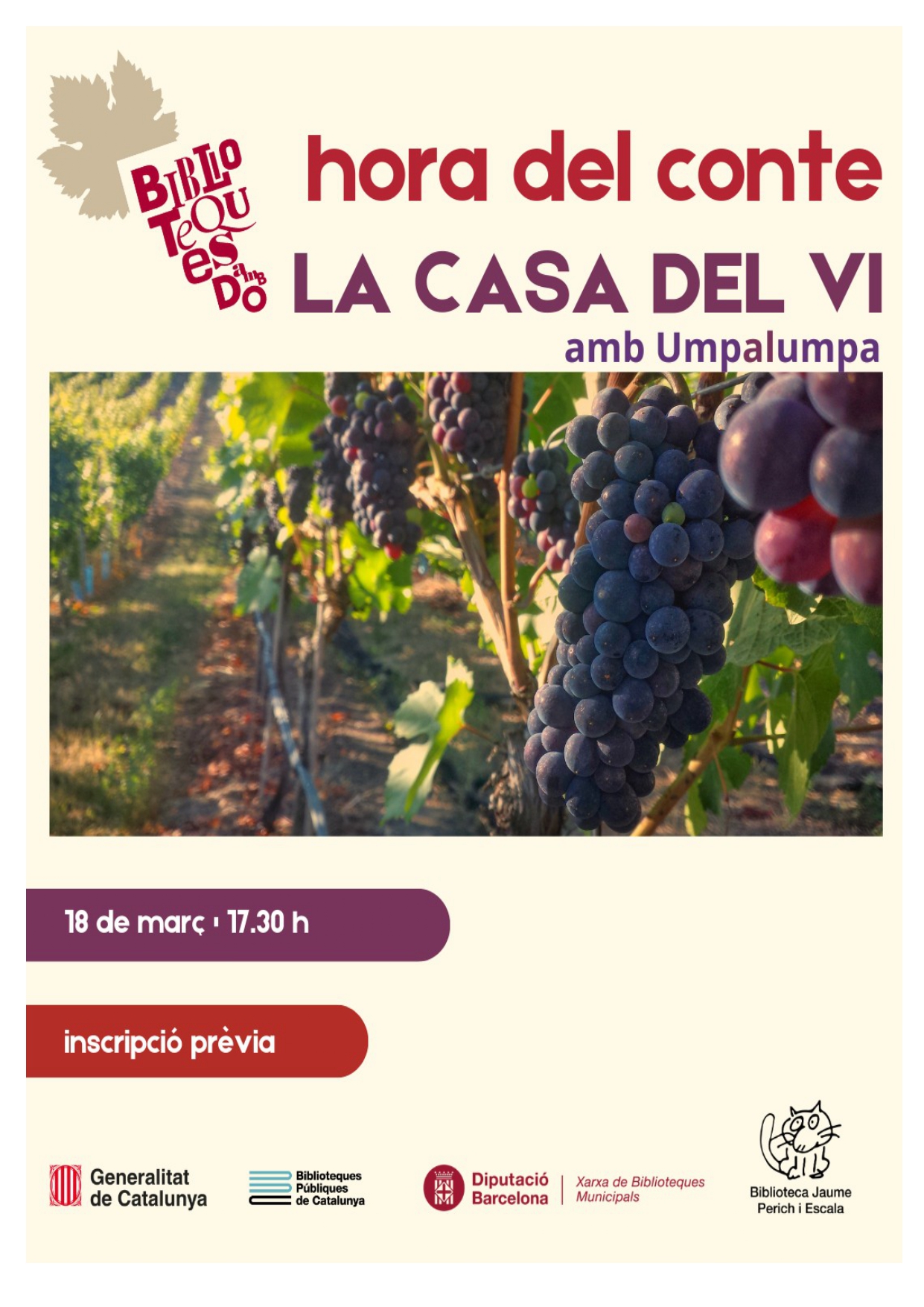 Hora del Conte “La Casa del Vi”