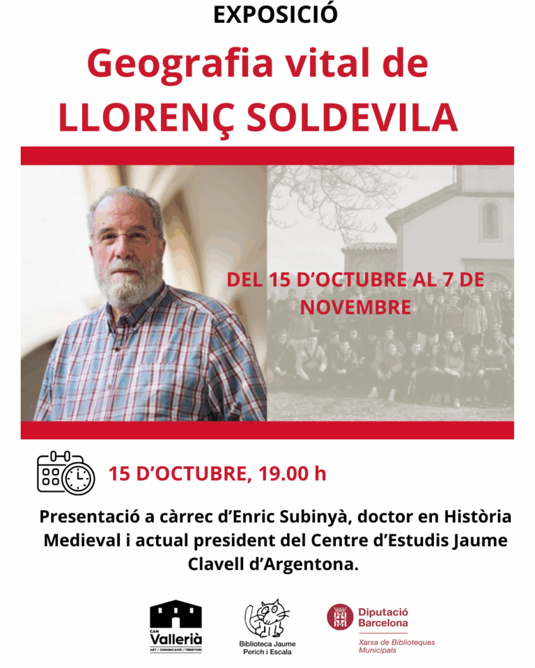 PRESENTACIÓ DE L’EXPOSICIÓ GEOGRAFIA VITAL DE LLORENÇ SOLDEVILA