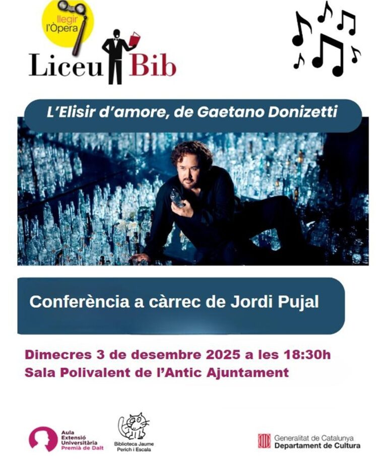 “L’Elisir d’amore” de Gaetano Donizetti. Conferència .