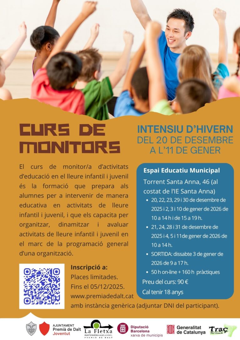 CURS DE MONITOR DE LLEURE