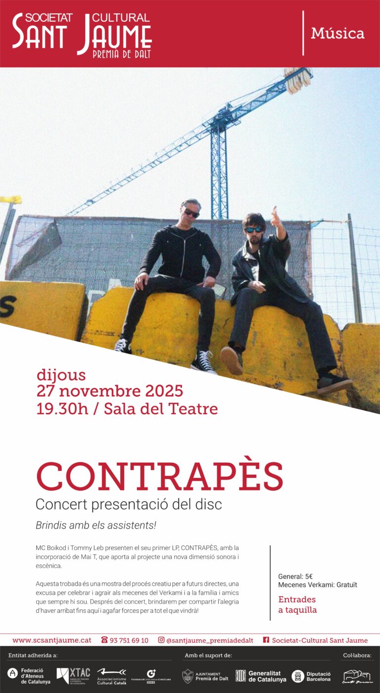 CONTRAPÈS: Concert presentació disc
