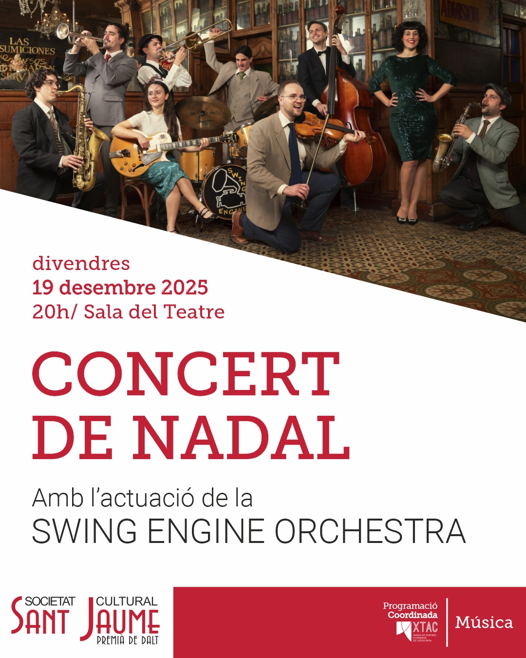 CONCERT DE NADAL amb la Swing Engine Orchestra