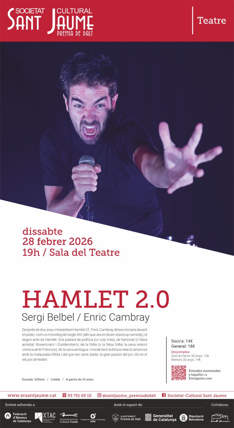 HAMLET 2.0, amb Sergi Belbel – Enric Cambray