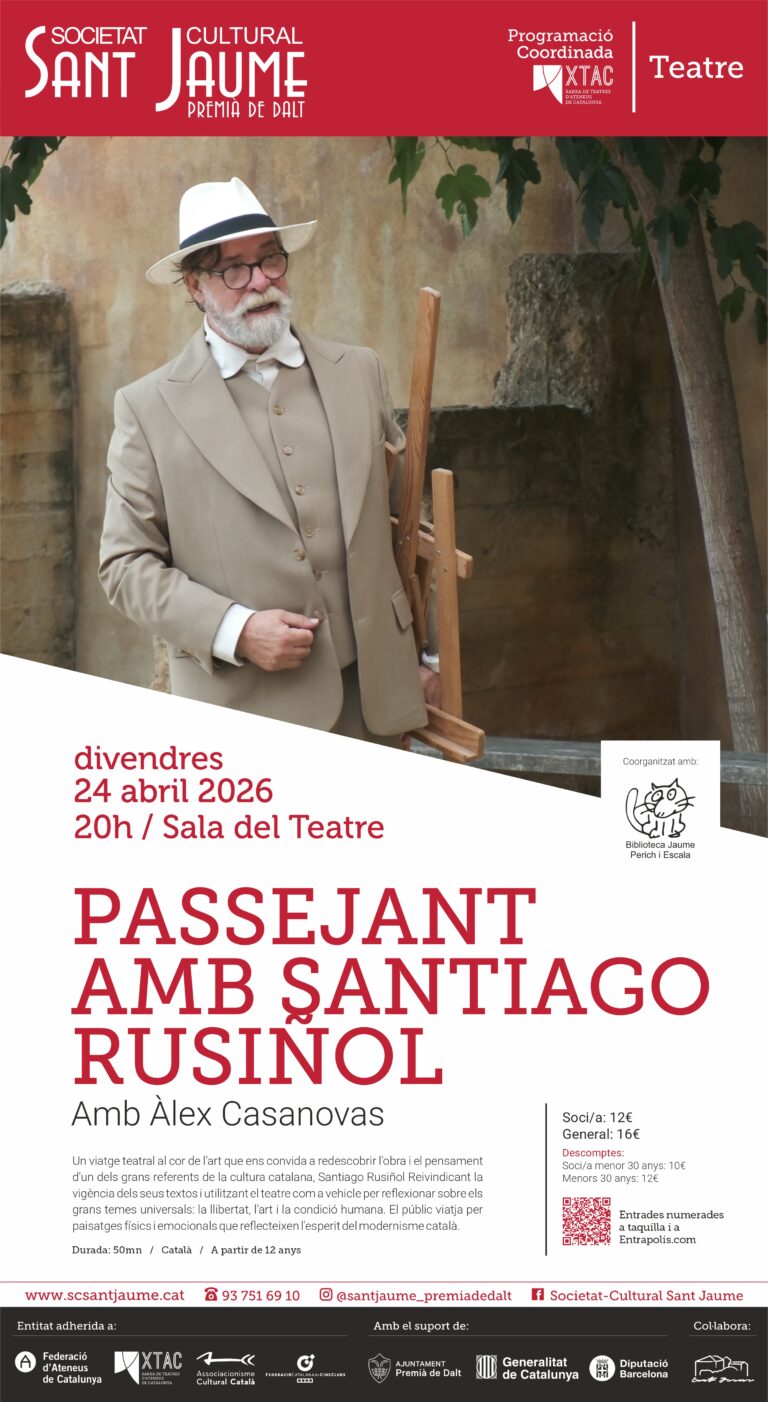 PASSEJANT AMB SANTIAGO RUSIÑOL